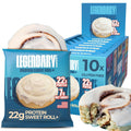 Legendary Foods Gluten-Free, Low Carb Cinnamon Roll Protein Bars, 22g Protein, 10-Pack