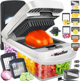 Mueller The Real Original Pro Chopper since 2013 Vegetable Chopper Mandoline Slicer, 8 Blade Food Veggie Chopper Onion Vegetable Cutter with Container, Kitchen Gadgets & Essentials, (10 in 1)