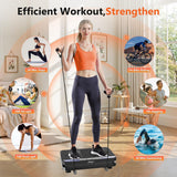 AXV Vibration Plate Fitness Platform Exercise Machine Vibrating Shaking Full Body Shaker Workout Vibrate Stand Shake Board Sport Gym for Weight Loss Fat Burner for Women Men