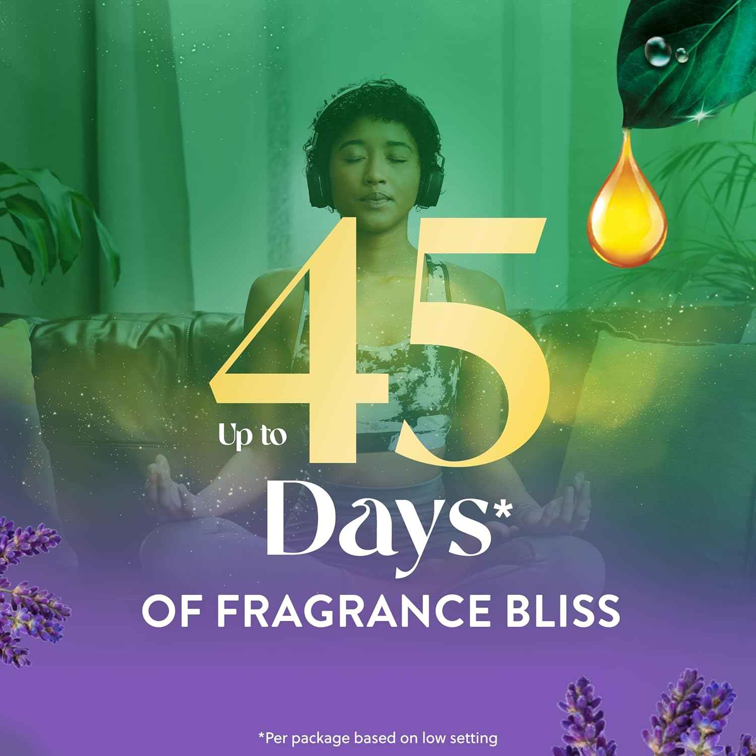 Air Wick Essential Mist Starter Kit Lavender and Almond Blossom Compact Diffuser with 1 Refill