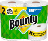 Bounty Select-A-Size Paper Towels, White, 8 Triple Rolls = 24 Regular Rolls - ShopUS