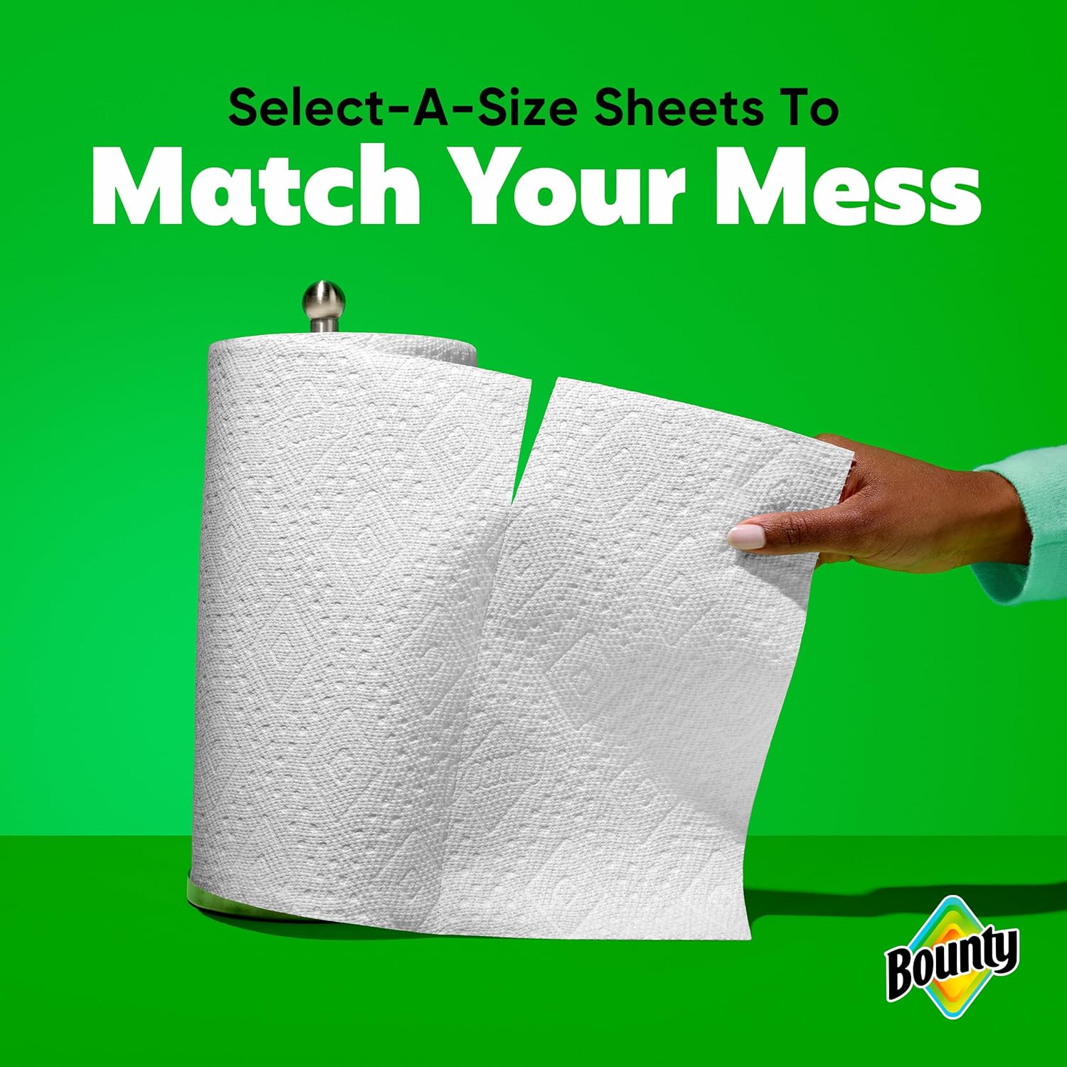 Bounty Select-A-Size Paper Towels, White, 8 Triple Rolls = 24 Regular Rolls - ShopUS