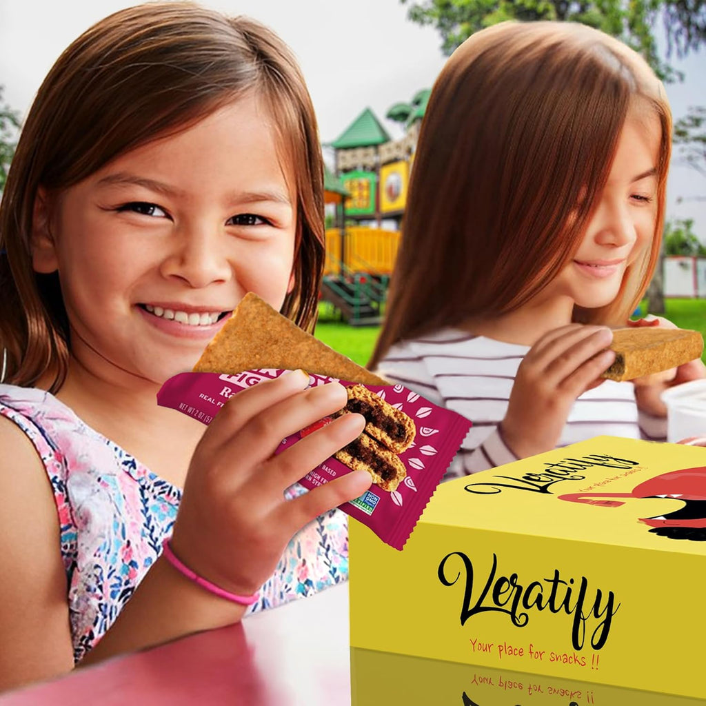 veratify healthy mixed snack box 66 count gift basket variety assortment