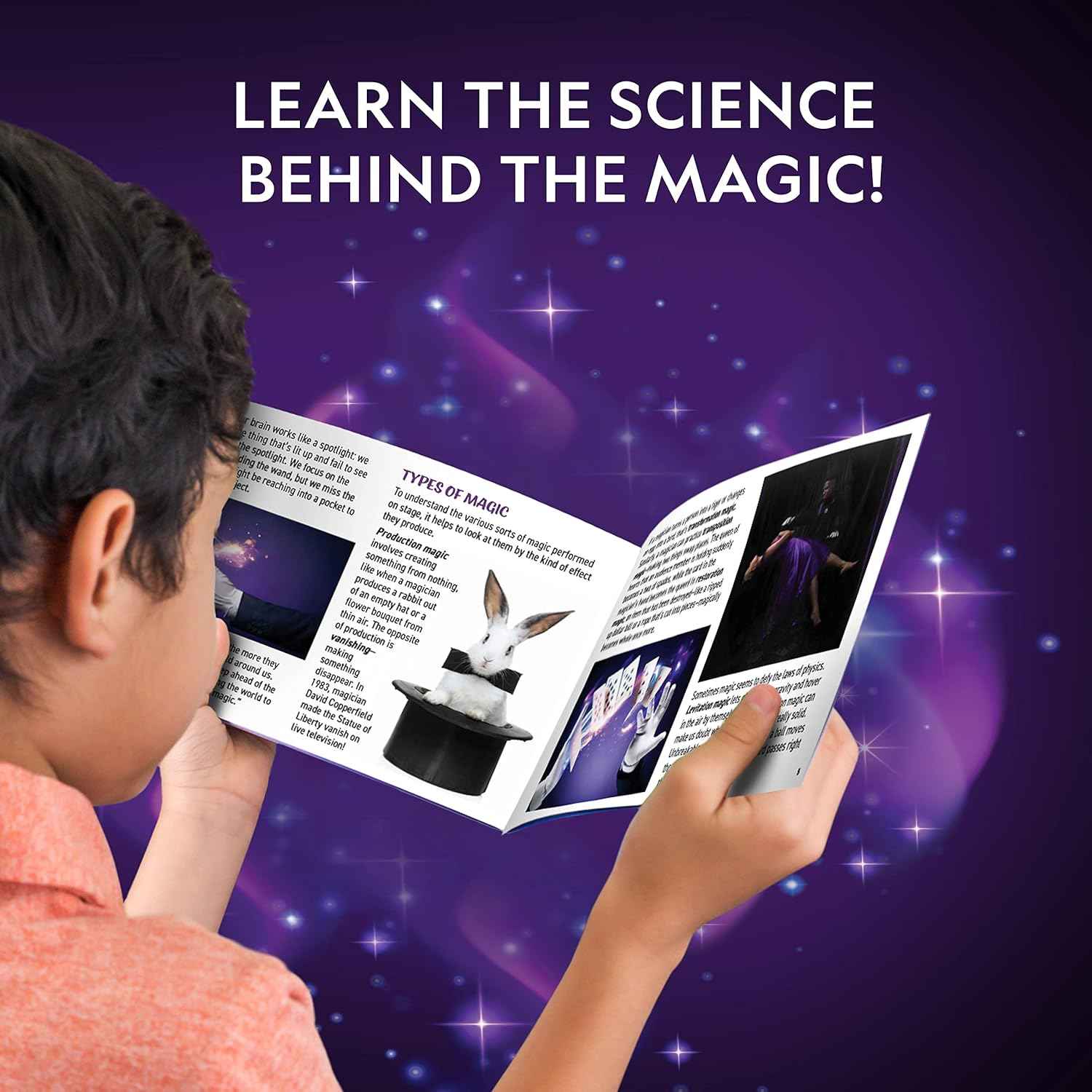National Geographic Kids Magic Set - 45 Magic Tricks for Kids to Perform with Step-by-Step Video Instructions for Each Trick Provided by a Professional Magician, Toys for Boys and Girls