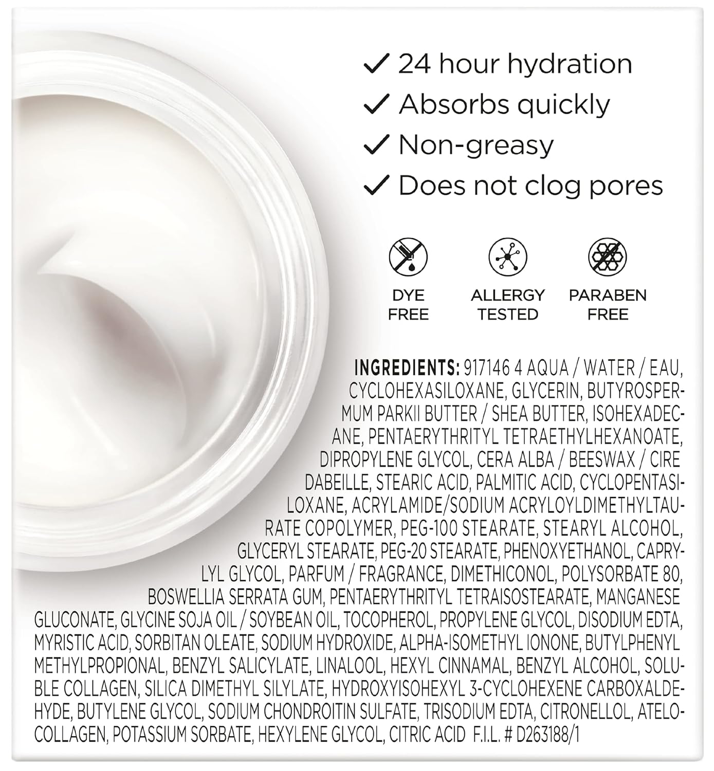loreal paris collagen daily face moisturizer, 1.7 oz, anti aging, hydrating, daily use
