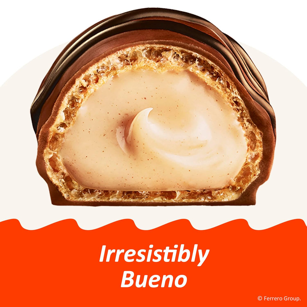 kinder bueno milk chocolate bars with hazelnut cream bulk 20 pack