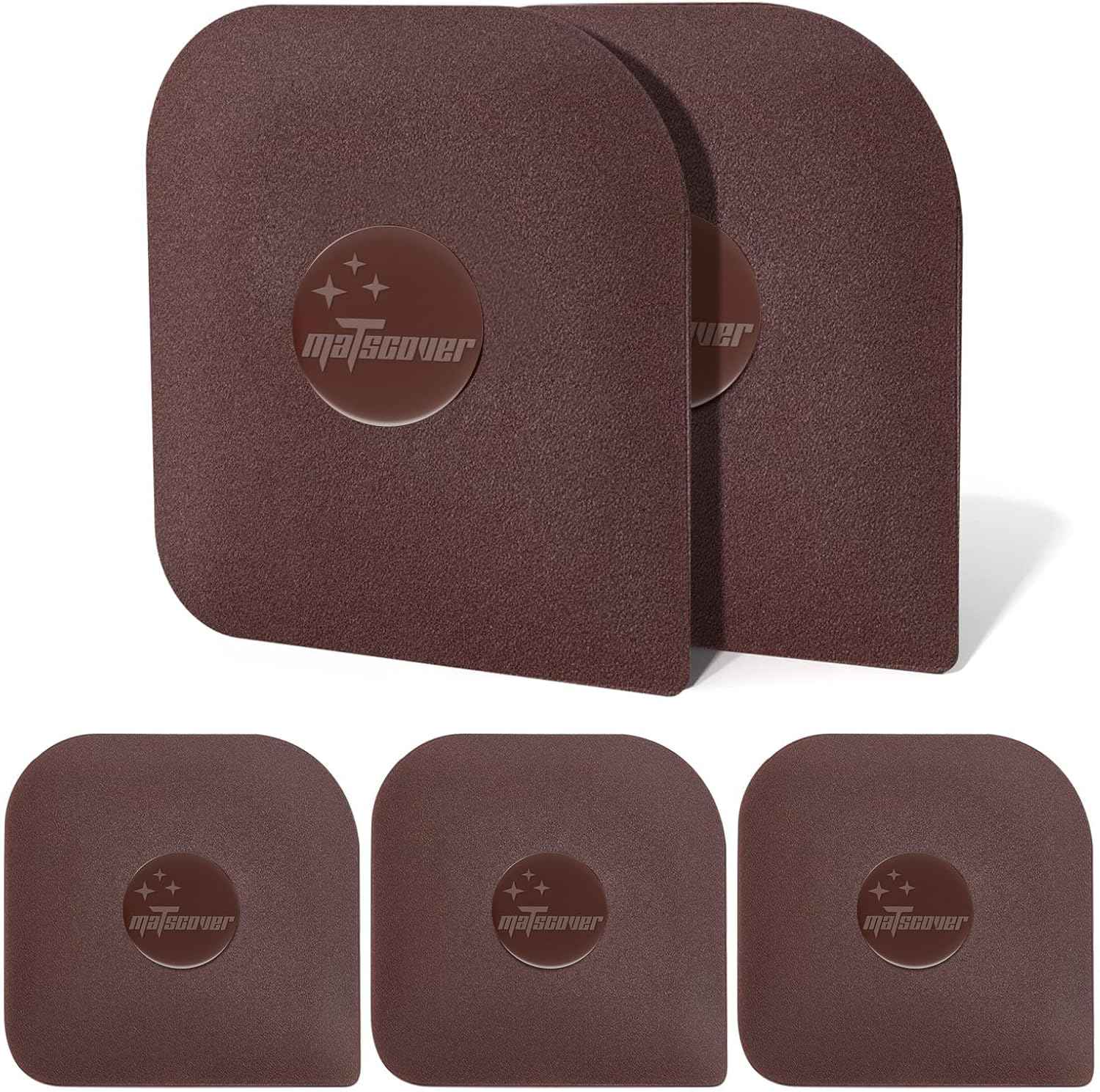 Pan Scraper, 5 Pcs Pot Scraper Plastic, Non Scratch for Cast Iron, Pot and Pan Cleaning