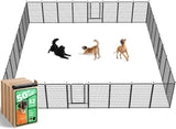 FXW Rollick Unleashed Dog Playpen for Indoor, Yard, RV Camping, 24 inch 8 Panels for Small and Puppy Dogs, Black│Patented