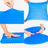 Gel Seat Cushion, Cooling seat Cushion (Super Large & Thick), Breathable Honeycomb Design Absorbs Pressure Points Seat Cushion, Gel Cushion for Office Chair, Home Car seat Cushion for Wheelchair