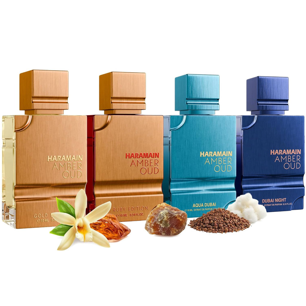Al Haramain Amber Oud Gold Edition - Long Lasting Unisex Arabian Perfume 2 oz