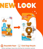 Nylabone Ring Bone Chicken Flavor Puppy Chew Toy for X-Small Dogs Up to 15 lbs