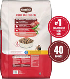 rachael ray nutrish real beef dry dog food adult dogs 40 lb whole health blend