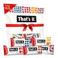 That's it. Mini Fruit Bars Variety 35 Pack, No Sugar Added, Plant-Based, Vegan & Gluten Free