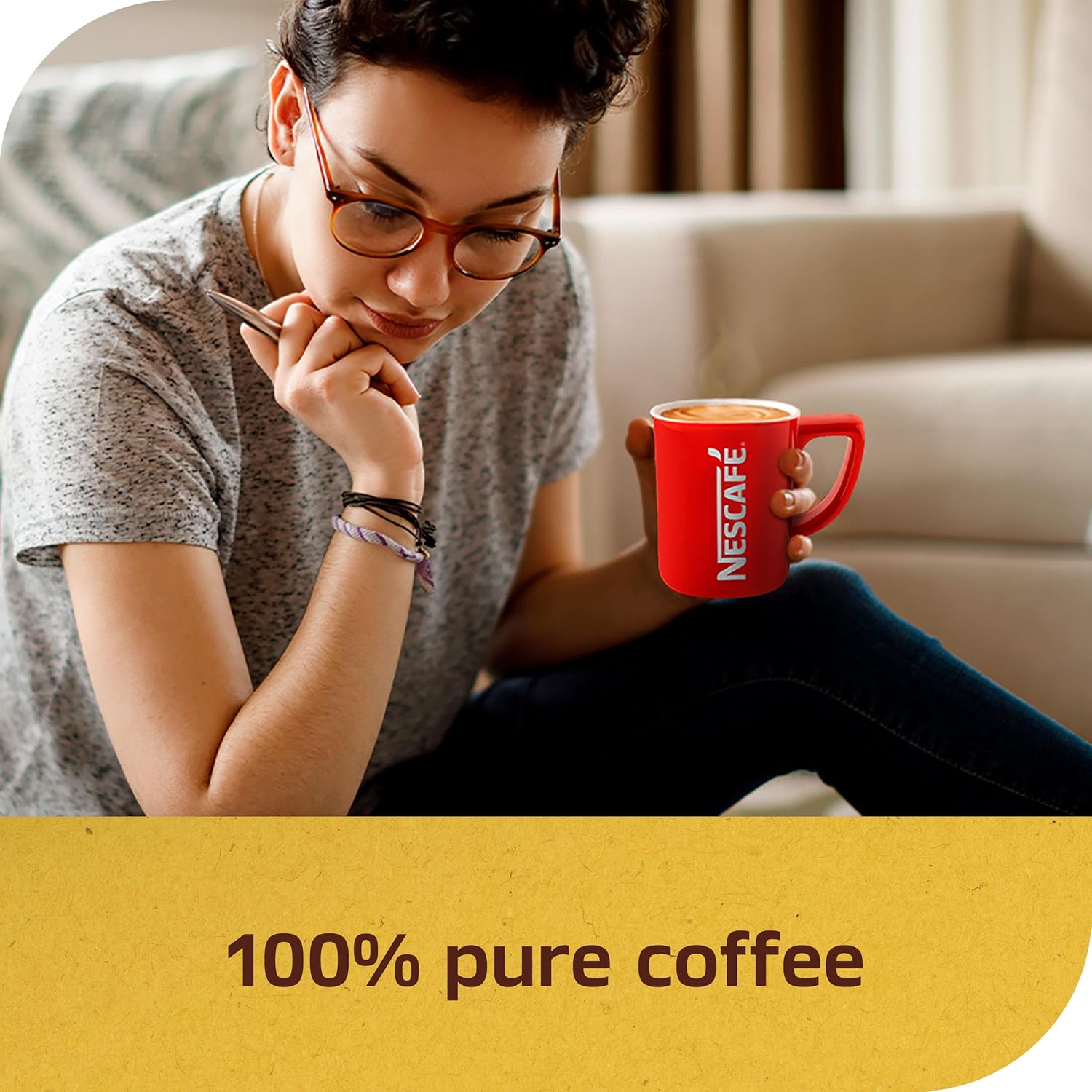 NESCAFÉ Café de Olla, Cinnamon Flavored Instant Coffee, 1 Jar, 6.7 Oz, 38 Cups, Dark-Roasted, Premium Coffee