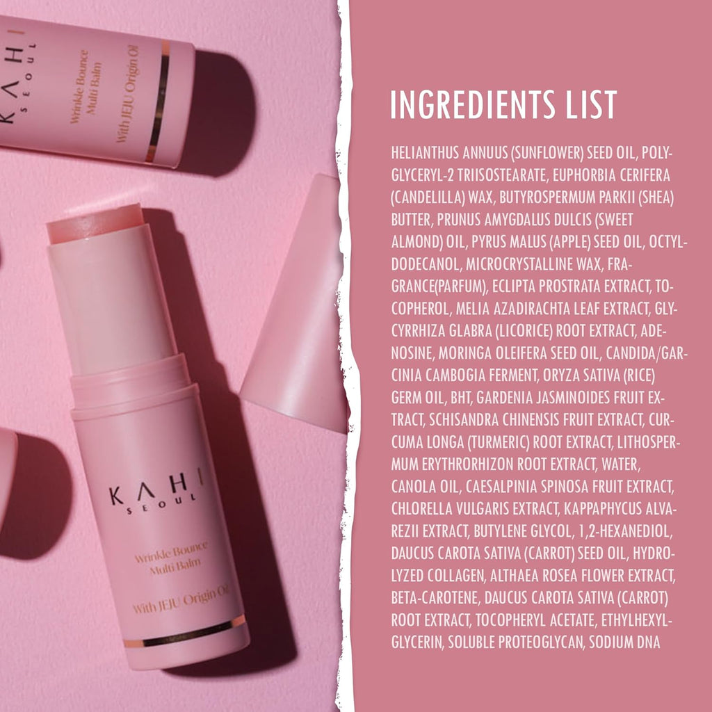 Kahi Pdrn Collagen Wrinkle Stick Korean Skin Care Hydrating Lip Balm Eye Cream Neck Cream