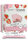 power crunch whey protein bars strawberry cream 1.4 oz 12 count high protein snacks
