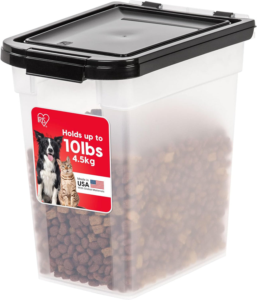 IRIS USA Airtight Pet Food Storage Container for Cats, Dogs, and Birds