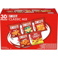 Cheez-It Original, Extra Toasty, Cheddar Jack, White Cheddar, and Cheez-It Snap'd Double Cheese Baked Snack Crackers Variety Pack, 28.74oz Box (30 Packs)