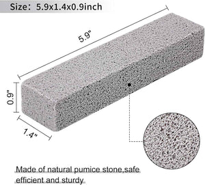 hongway 10 pack natural pumice stone cleaning bar for bathtubs and kitchen sinks