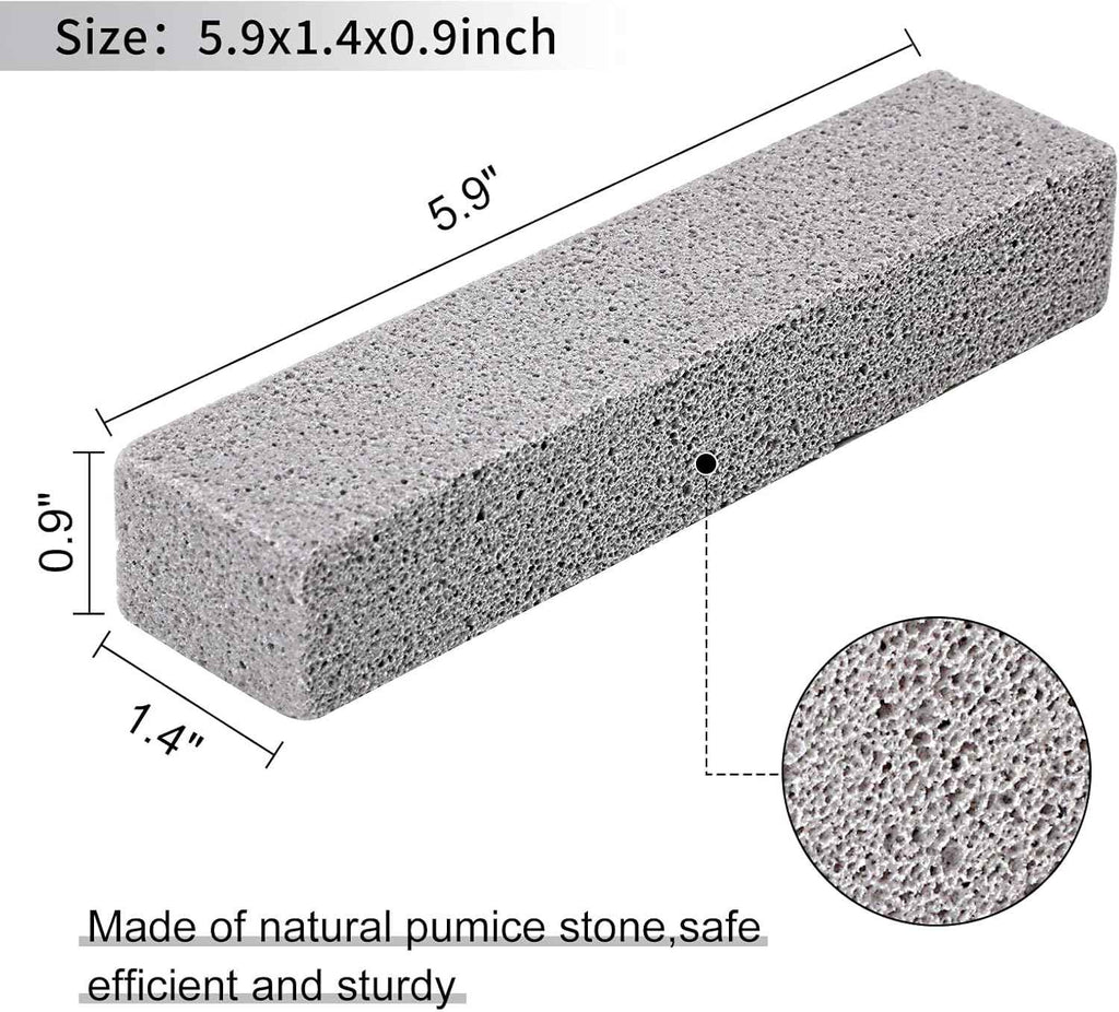 hongway 10 pack natural pumice stone cleaning bar for bathtubs and kitchen sinks