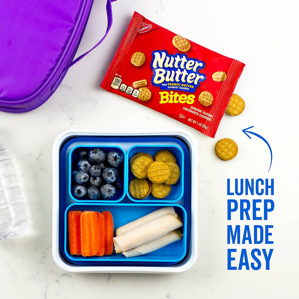 Nabisco classic mix variety pack with 20 assorted snack packs, bite-size cookies and crackers