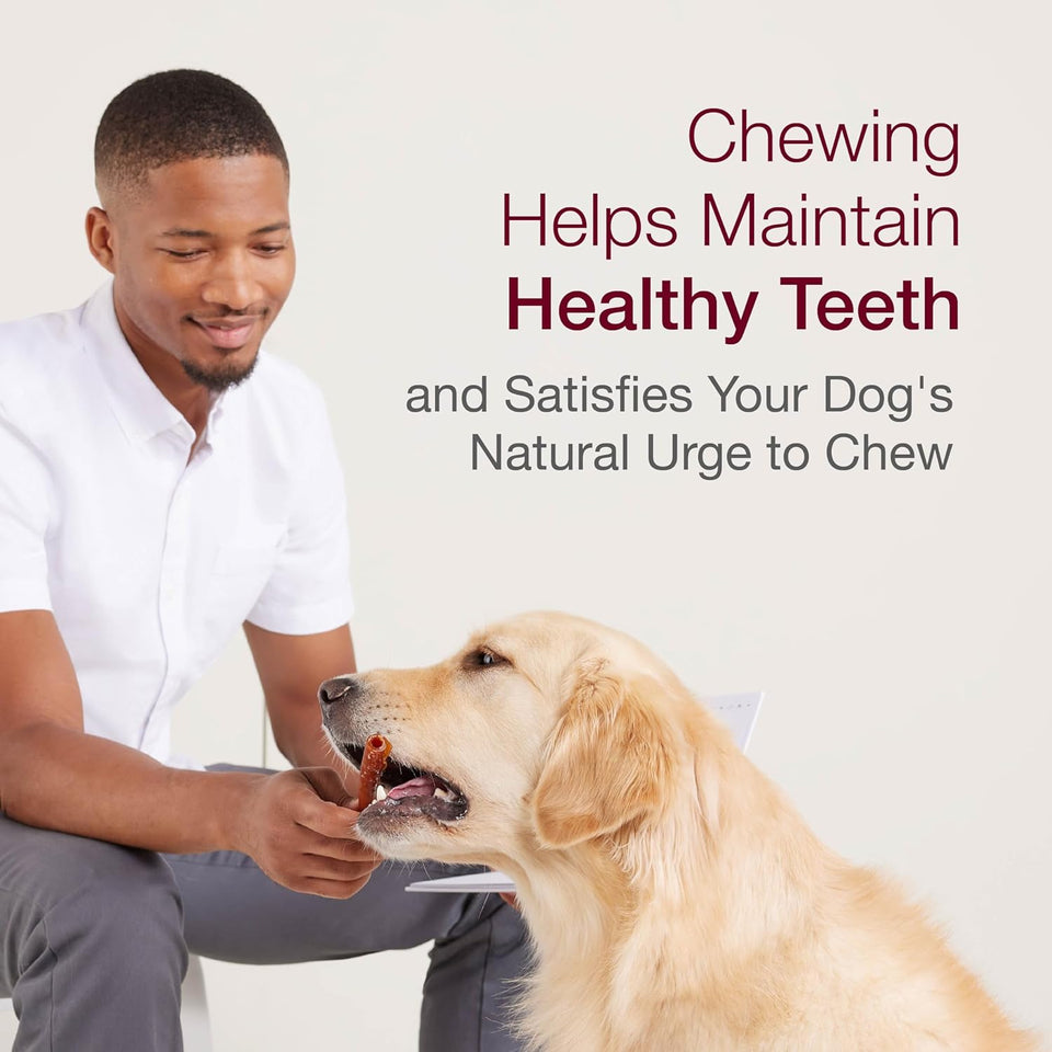 SmartBones SmartSticks with real peanut butter, rawhide-free chews for dogs, 25 count