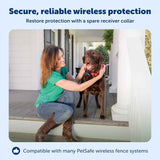 PetSafe Wireless Pet Containment System Receiver Collar - Waterproof, Adjustable, 5 Correction Levels, for Dogs 5lb+