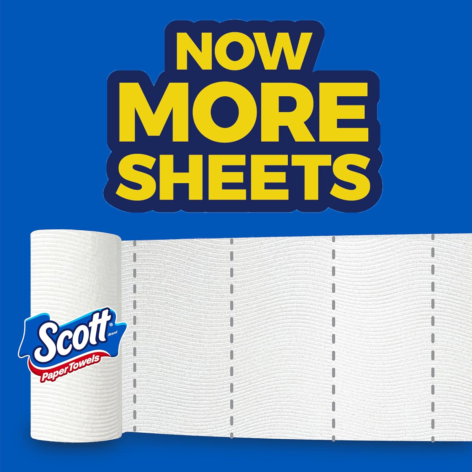 Scott Paper Towels, Choose-A-Sheet, 6 Double Rolls = 12 Regular Rolls (108 Sheets Per Roll) - ShopUS