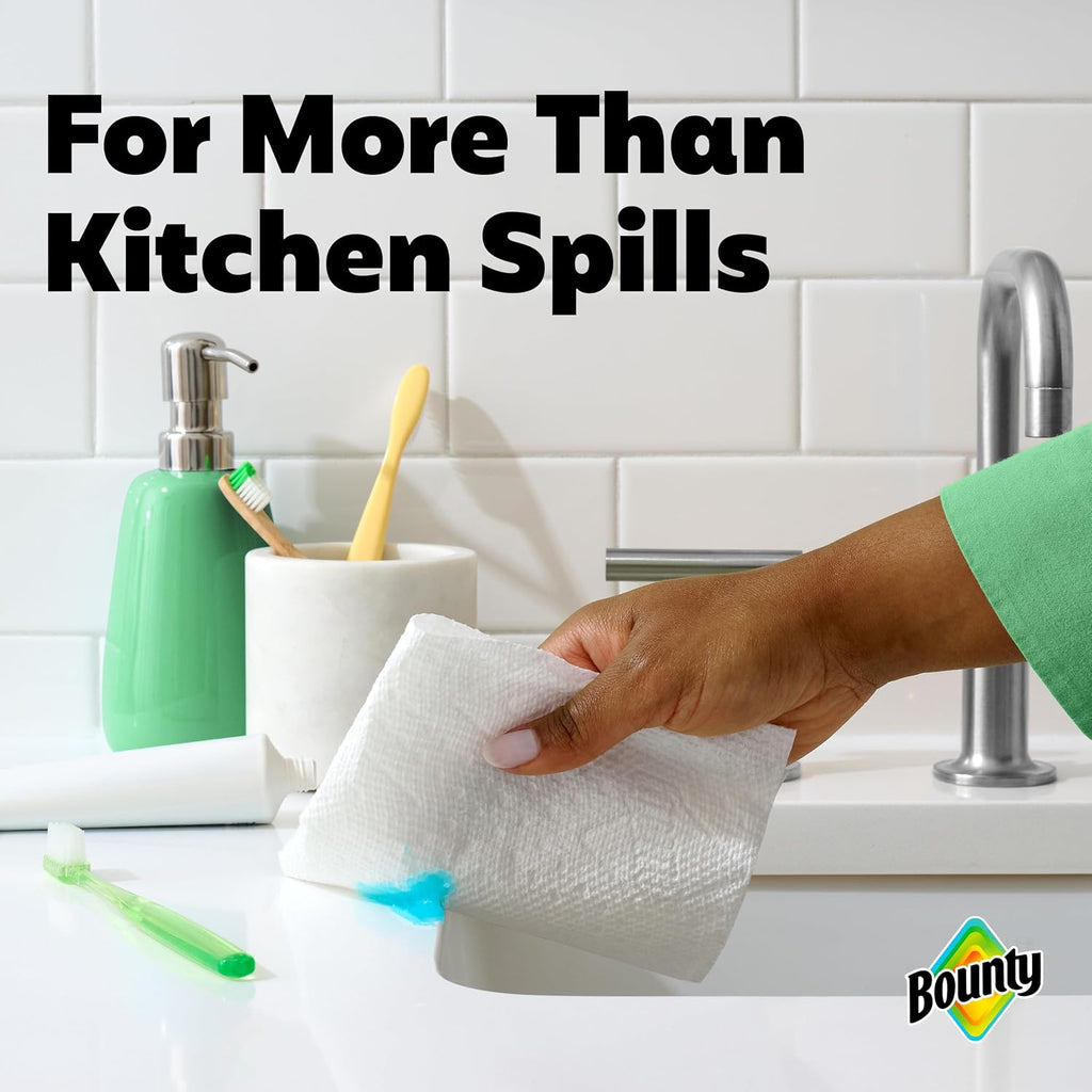Bounty Select-A-Size Paper Towels, White, 8 Triple Rolls = 24 Regular Rolls - ShopUS