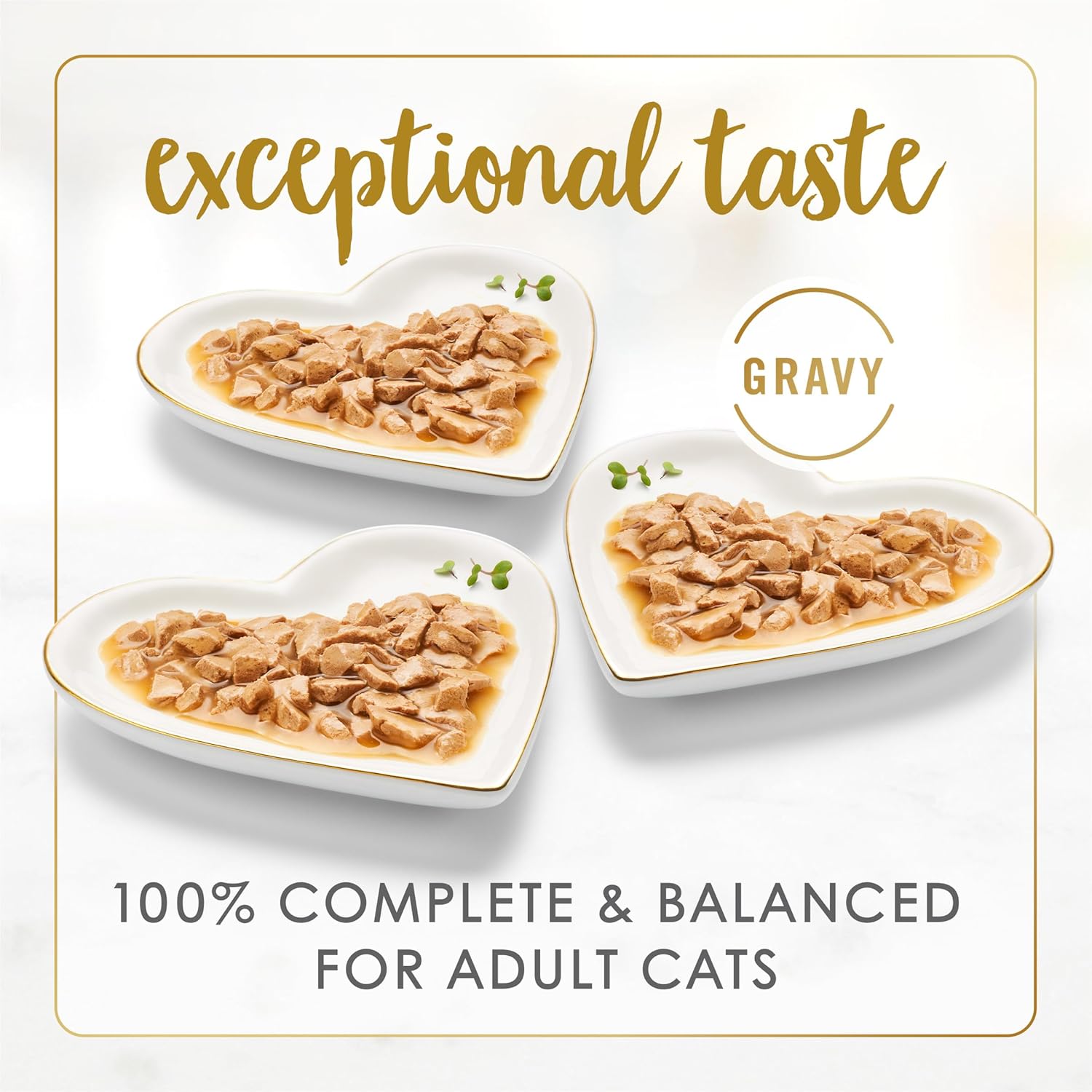 PLrina Fancy Feast Gravy Lovers Poultry and Beef Grilled Gourmet Wet Cat Food Variety Pack - (Pack of 24) 3 oz. Cans