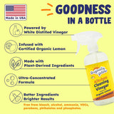 Originally Yellow Plant-Based Kitchen Cleaner, 16 Fl Oz (3-Pack), Powered by Natural Vinegar & Infused with Organic Lemon