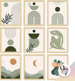 97 Decor Sage Green Room Decor Aesthetic - Sage Green Wall Decor, Sage Matisse Wall Art Prints, Green Posters Wall Collage, Pastel Aesthetic Pictures for Teen Girls Dorm Bedroom (Unframed)