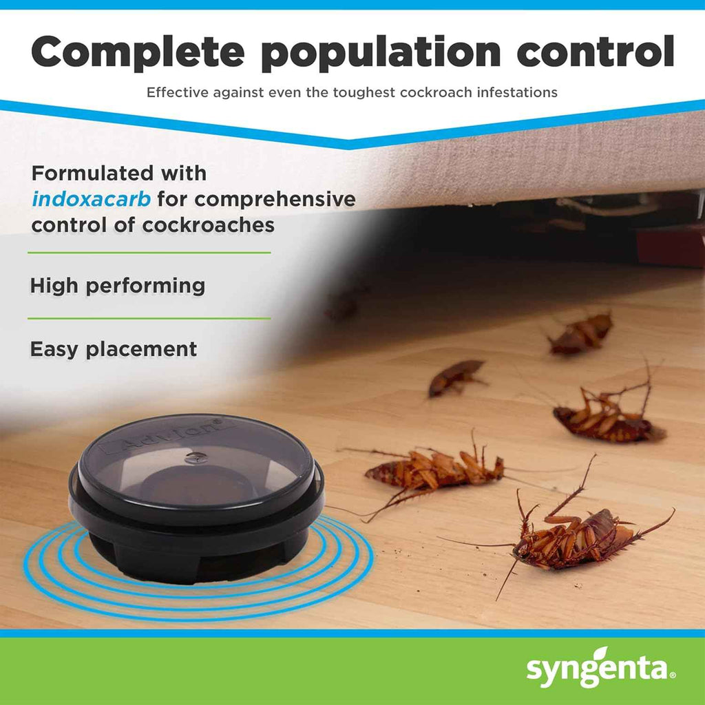 advion arena 68663 12ct white cockroach bait station for complete colony control