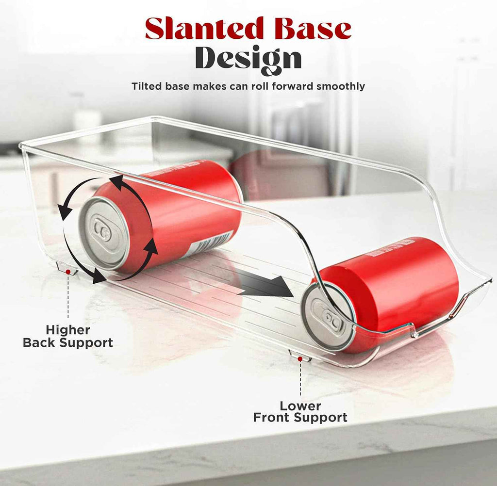 Utopia Kitchen Soda Can Organizer and Dispenser - Durable Can Storage for Fridge & Pantry Organization