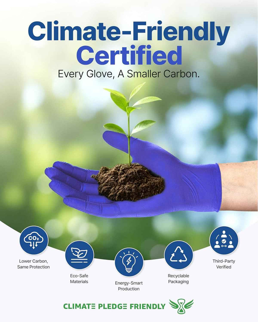Schneider Nitrile Exam Gloves, Dark Blue, Disposable Gloves, Latex-Free, Powder-Free, Food Safe for, Cooking, Household Use