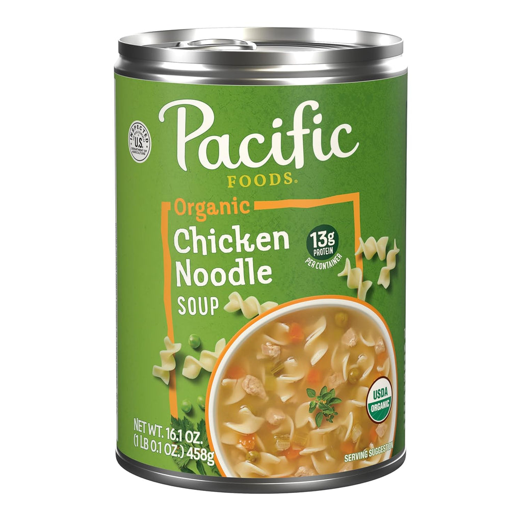 pacific foods organic soup chicken noodle 16.1 ounce gluten free