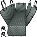 Mancro Dog Car Seat Cover for Back Seat, 2025 Upgraded 600D Heavy Duty Waterproof & Scratch-Resistant Dog Hammock for Car, Back Seat Pet Cover for Dogs with Sedan, Trucks and SUVs, Standard, Black