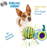 Wobble Wag Giggle Ball | Rolling Enrichment Toy for Indoor or Outdoor Play with Dogs and Puppies