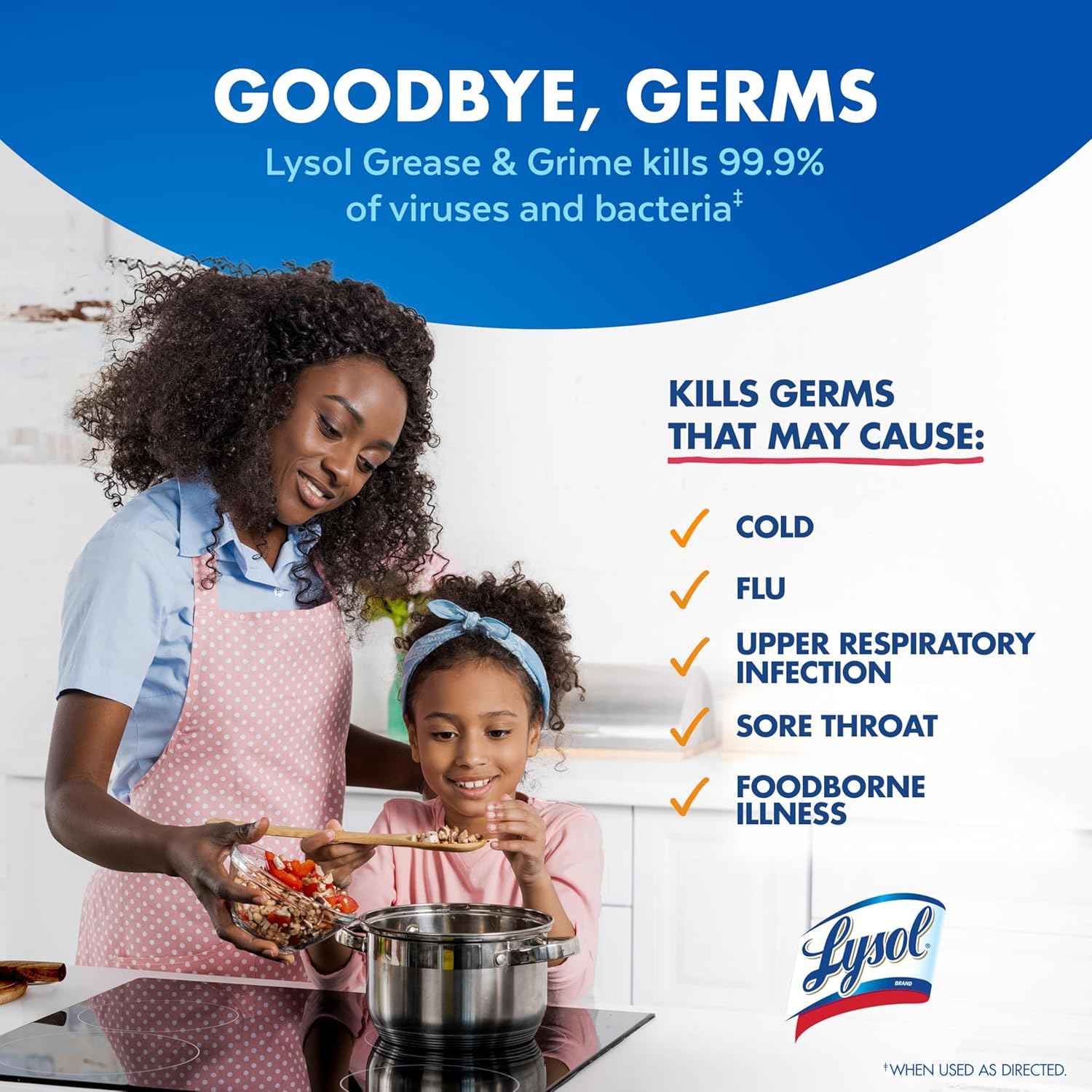 Lysol Pro 22oz Citrus Scent Kitchen Spray Cleaner and Degreaser Antibacterial All Purpose Cleaning Spray for Countertops, Ovens, and Appliances