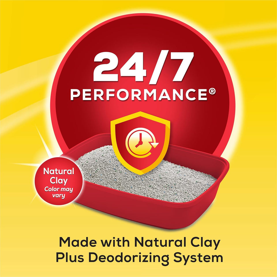 PLrina Tidy Cats Clumping Cat Litter Odor Control, 24/7 Performance Multi Cat Litter - 16 lb. Bag