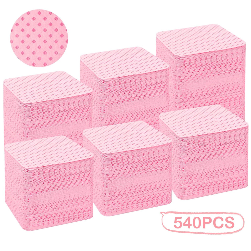 Lint Free Nail Wipes 540PCS Super Absorbent Soft Nail Polish Remover Wipes for Fingernail Eyelash Extension