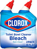 CLOROX Toilet Bowl Cleaner Clinging Bleach Gel, Ocean Mist, 24 Fl Oz, Pack of 2 (Package May Vary) - ShopUS