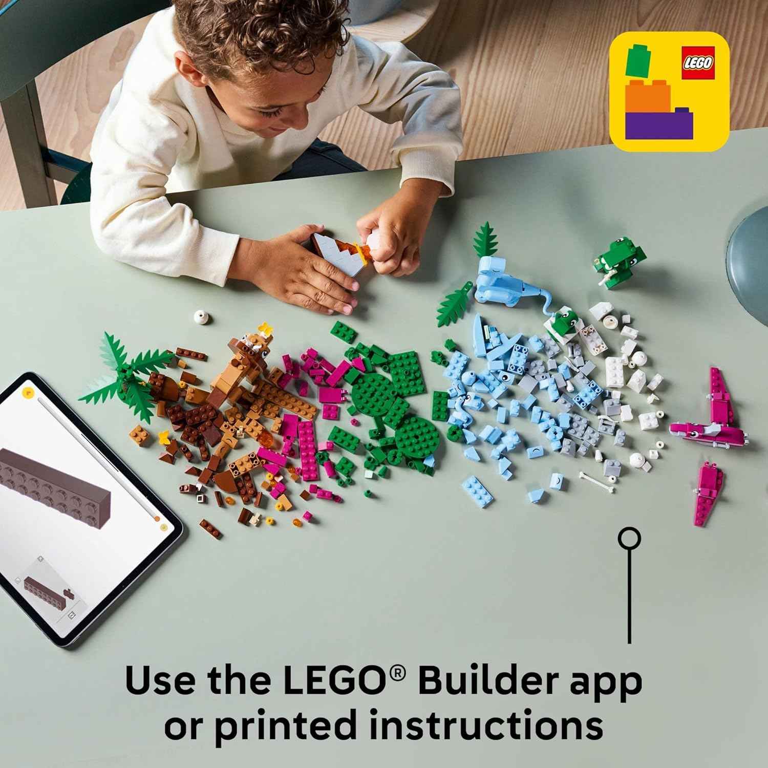 LEGO Classic Creative Dinosaurs Toy - Building Blocks for Kids, Boys and Girls, Ages 5+ - Learning and Educational Toy for Preschool - Gift Idea for Birthdays - 11041