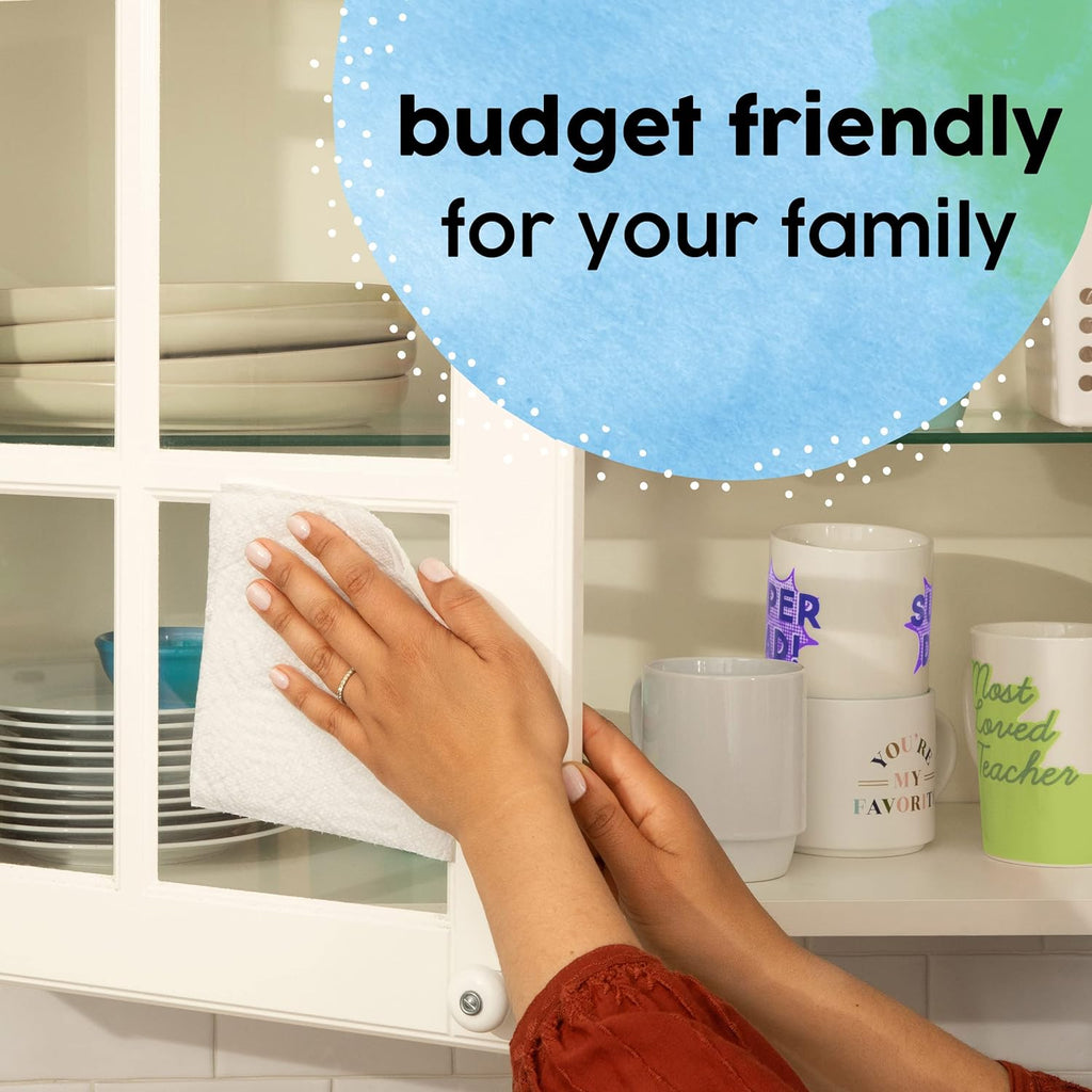 Bounty Essentials Select-A-Size Paper Towels, White, 2 Triple Rolls, Equals 6 Regular Rolls
