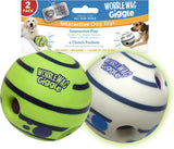 Wobble Wag Giggle Ball | Rolling Enrichment Toy for Fun Playtime, Interactive Play for Indoor or Outdoor, Keeps Dogs & Puppies Large, Medium or Small Busy & Moving, As Seen on TV | Pack of 1