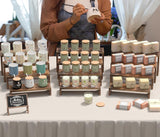 2 Set Wooden Tiered Risers Display Stands for Vendor Events,Stackable Wooden Cupcake Display Stand,Farmhouse Decor Wood Dessert Table Display Set,Vendor Booth Display Items,Food Display Risers for Party（12-11.2-10.4-9.6IN）