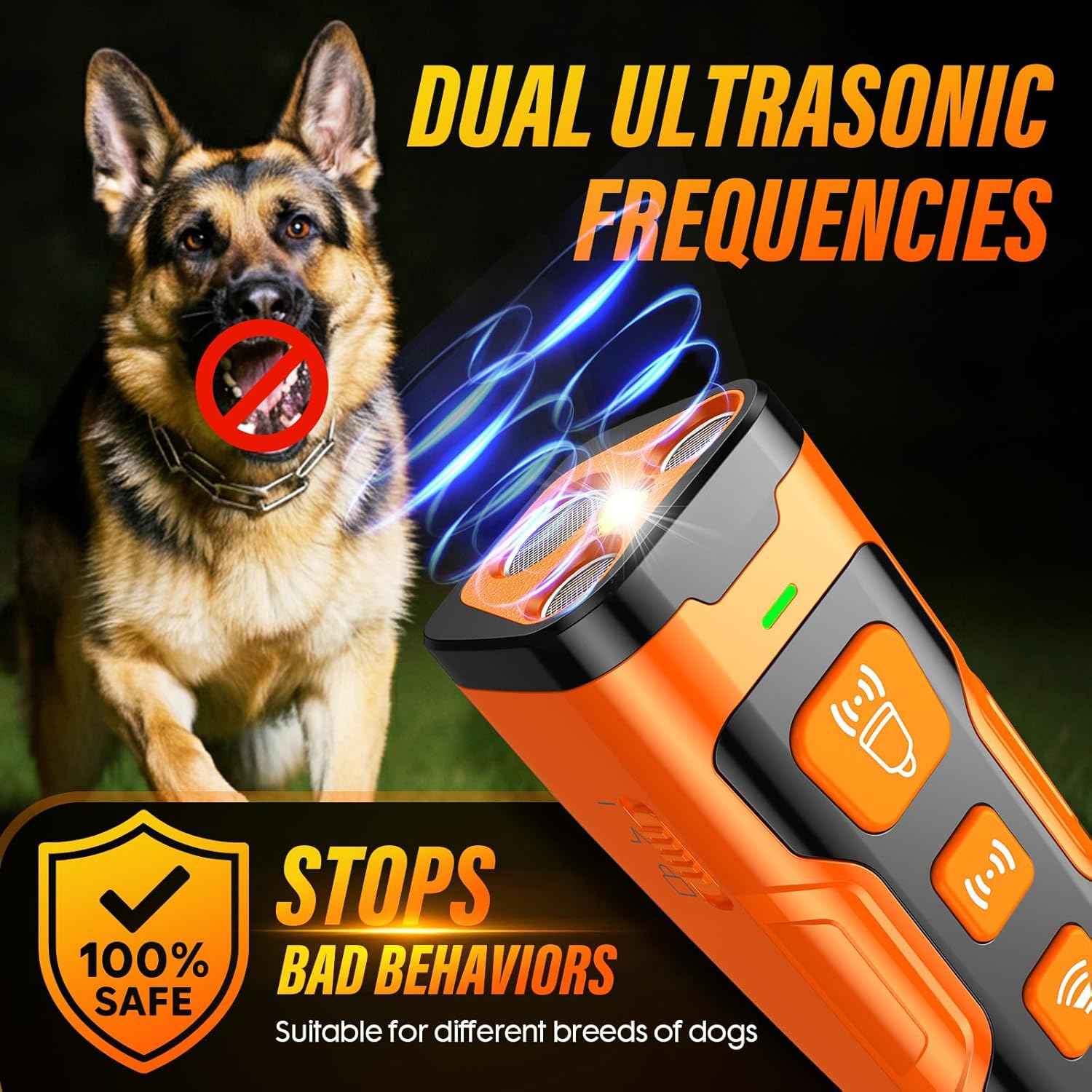 dog-bark-deterrent-device-3x-ultrasonic-anti-barking-6-training-modes-23ft-range