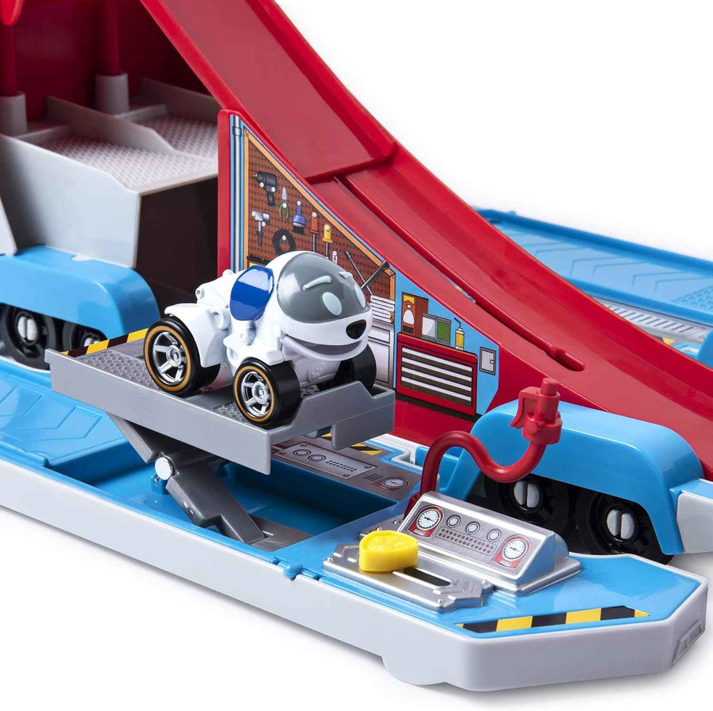 PAW Patrol 2-in-1 Launch'N Haul PAW Patroller transforming track set for True Metal die-cast vehicles