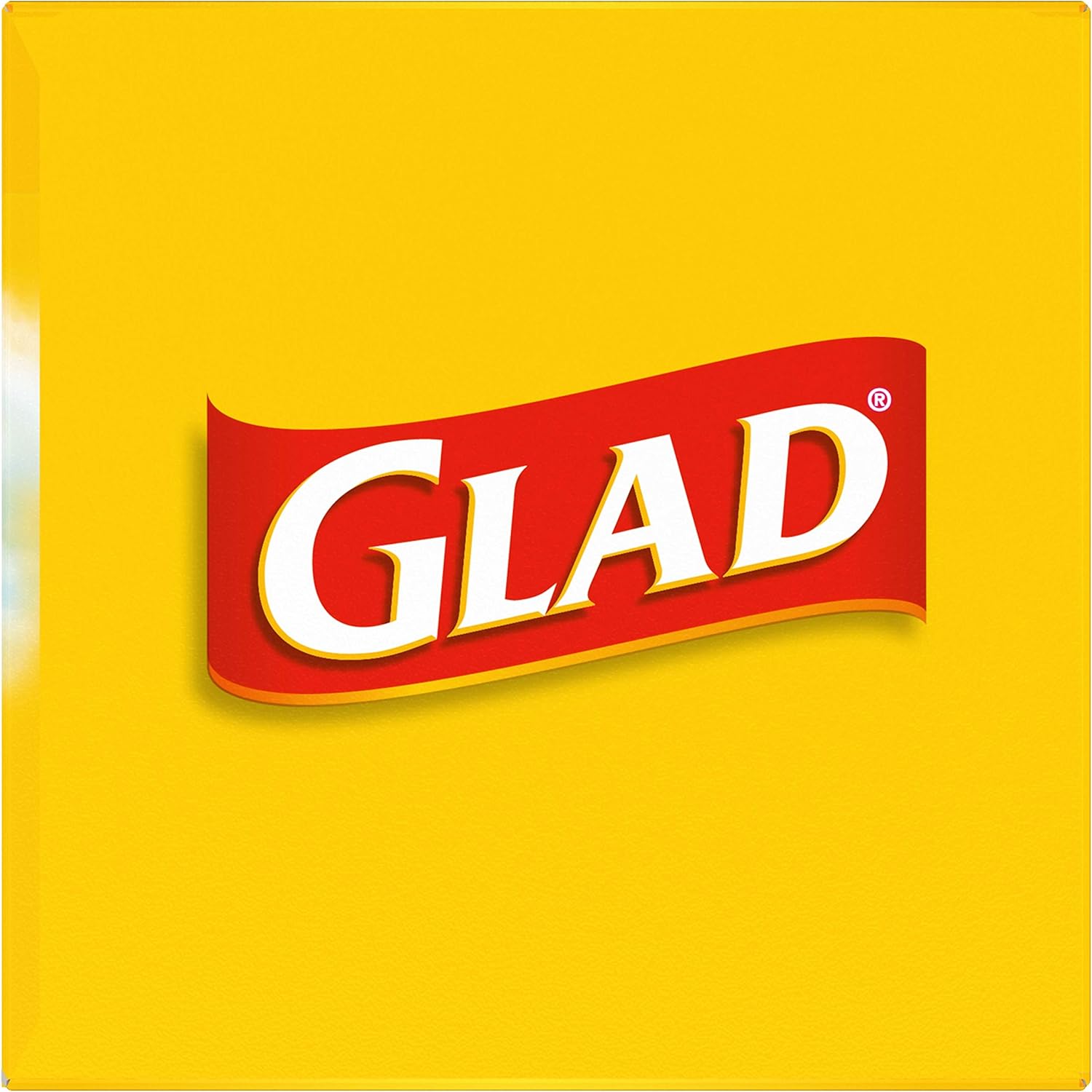 Glad Small Trash Bags 4 Gallon, Febreze Fresh Clean Garbage Bags, Odor Resistant with Quick Tie, 26 Count - ShopUS