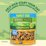 Nature Valley Crunchy Granola, Oats and Honey, Resealable Snack Pouch, Family Size, 24 oz